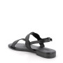 Sandale pour femme noir avec boucle Sandale pour femme noir avec boucle