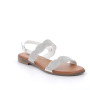 Sandale pour femme blanc avec boucle Sandale pour femme blanc avec boucle