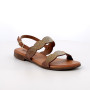 Sandals for women beige and brown with buckle Sandals for women beige and brown with buckle