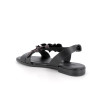 Sandale pour femme noir avec boucle Sandale pour femme noir avec boucle