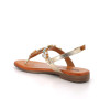 Flip-flops sandals for women platinum with buckle Flip-flops sandals for women platinum with buckle