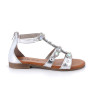 Sandals for women silver with zip Sandals for women silver with zip