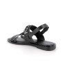 Sandale pour femme noir avec boucle Sandale pour femme noir avec boucle