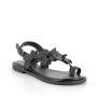 Flip-flops sandals for women black with buckle Flip-flops sandals for women black with buckle