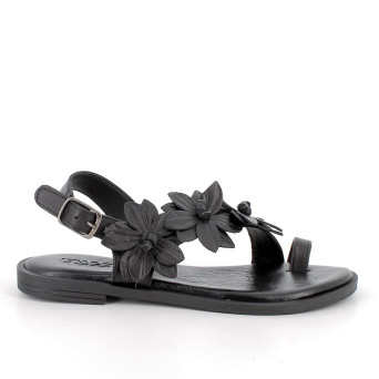 Flip-flops sandals for women black with buckle Flip-flops sandals for women black with buckle