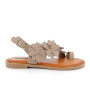 Flip-flops sandals for women beige with buckle Flip-flops sandals for women beige with buckle