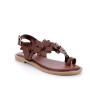 Sandalia tipo esclava para mujer marron con hebilla Sandalia tipo esclava para mujer marron con hebilla
