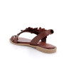 Flip-flops sandals for women brown with buckle Flip-flops sandals for women brown with buckle