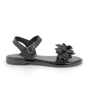 Sandale pour femme noir avec boucle Sandale pour femme noir avec boucle