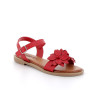 Sandale pour femme rouge avec boucle Sandale pour femme rouge avec boucle