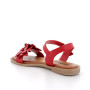 Sandali da donna rosso con fibbia Sandali da donna rosso con fibbia