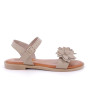 Sandali da donna beige con fibbia Sandali da donna beige con fibbia