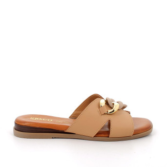 DAME SANDALE BEIGE MIT DAME SANDALE BEIGE MIT