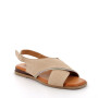 DAME SANDALE BEIGE MIT SCHNALLE DAME SANDALE BEIGE MIT SCHNALLE