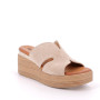Sandali con zeppa da donna beige  Sandali con zeppa da donna beige