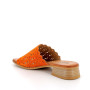 Sandalia de tacón para mujer naranja  Sandalia de tacón para mujer naranja