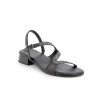 Sandals with heel for women black with buckle Sandals with heel for women black with buckle