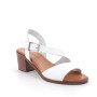 DAME SANDALE MIT ABSATZ WEISS MIT SCHNALLE DAME SANDALE MIT ABSATZ WEISS MIT SCHNALLE