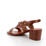 Sandals with heel for women brown with buckle Sandals with heel for women brown with buckle