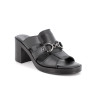 Sandale avec talon pour femme noir  Sandale avec talon pour femme noir