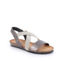 Sandals for women grey with elastic Sandals for women grey with elastic