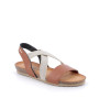 Sandals for women brown with elastic Sandals for women brown with elastic