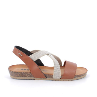 Sandals for women brown with elastic Sandals for women brown with elastic