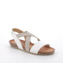 Sandale pour femme blanc avec elastique Sandale pour femme blanc avec elastique