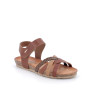 DAME SANDALE BRAUN MIT VELCRO DAME SANDALE BRAUN MIT VELCRO