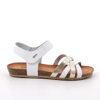 DAME SANDALE WEISS MIT VELCRO DAME SANDALE WEISS MIT VELCRO