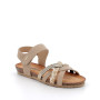 Sandali da donna beige con strap Sandali da donna beige con strap