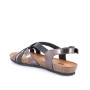 Sandals for women black and grey with buckle Sandals for women black and grey with buckle