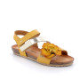 Sandali da donna giallo con strap Sandali da donna giallo con strap