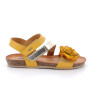 DAME SANDALE GELB MIT VELCRO DAME SANDALE GELB MIT VELCRO