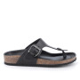DAME FLIP FLOP SANDALE SCHWARZ MIT SCHNALLE DAME FLIP FLOP SANDALE SCHWARZ MIT SCHNALLE