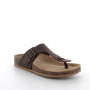 DAME FLIP FLOP SANDALE BRAUN MIT SCHNALLE DAME FLIP FLOP SANDALE BRAUN MIT SCHNALLE