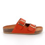 DAME SANDALE ORANGE UND ROT MIT SCHNALLE DAME SANDALE ORANGE UND ROT MIT SCHNALLE