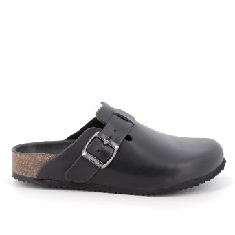 Sandale pour femme noir avec boucle Sandale pour femme noir avec boucle