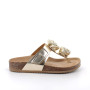 DAME FLIP FLOP SANDALE PLATIN MIT VELCRO DAME FLIP FLOP SANDALE PLATIN MIT VELCRO