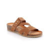 Sandalia para mujer marron con velcro Sandalia para mujer marron con velcro