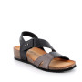 Sandali da donna nero con strap Sandali da donna nero con strap