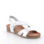 DAME SANDALE WEISS MIT VELCRO DAME SANDALE WEISS MIT VELCRO