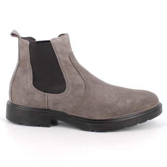 MANN BEATLES STIEFELETTEN BRAUN UND GRAU MIT ELASTIK MANN BEATLES STIEFELETTEN BRAUN UND GRAU MIT ELASTIK
