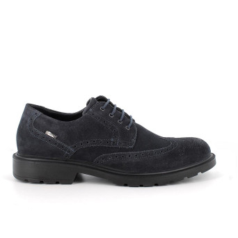 MANN GOERE-TEX SCHNUERSCHUHE BLAU MIT SENKEL MANN GOERE-TEX SCHNUERSCHUHE BLAU MIT SENKEL