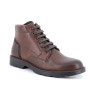 Media bota para hombre marron con cremallera Media bota para hombre marron con cremallera