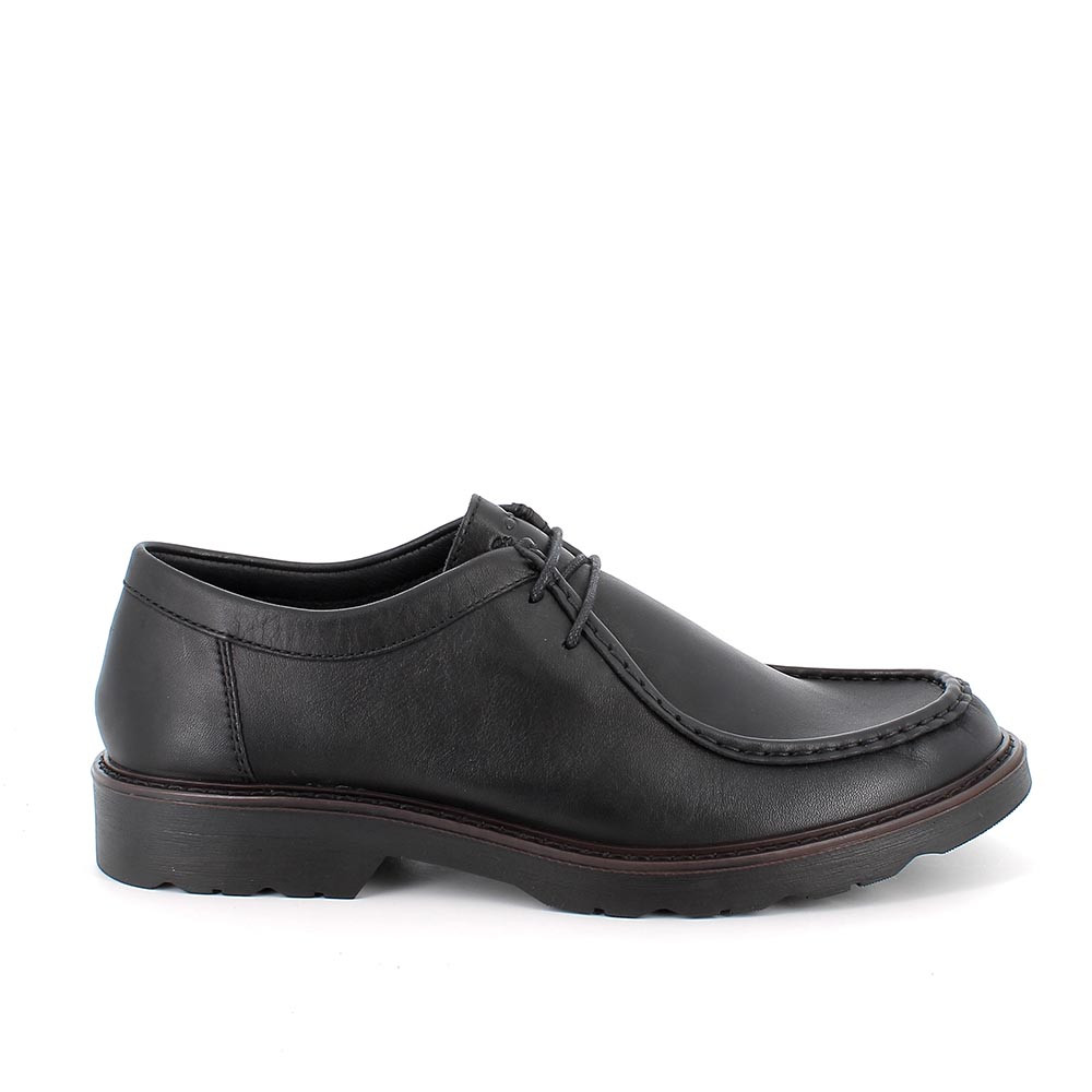 Scarpe da uomo nero con lacci