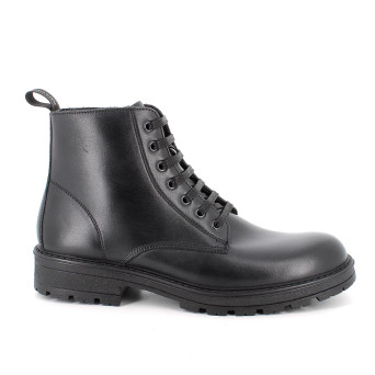 Media bota para hombre negro con cremallera Media bota para hombre negro con cremallera