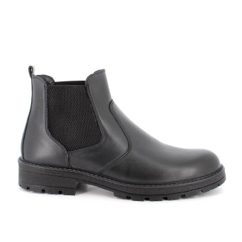 Stivaletti beatles da uomo nero con elastico Stivaletti beatles da uomo nero con elastico