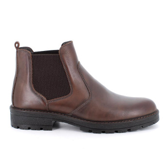Stivaletti beatles da uomo marrone con elastico Stivaletti beatles da uomo marrone con elastico