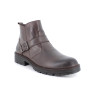 Stivaletti da uomo marrone con zip Stivaletti da uomo marrone con zip